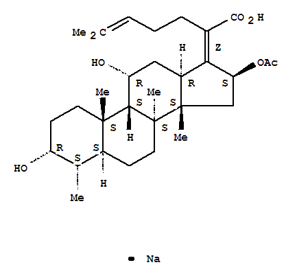 CAS No 1394-43-0  Molecular Structure