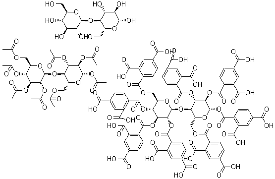 CAS No 9004-35-7  Molecular Structure